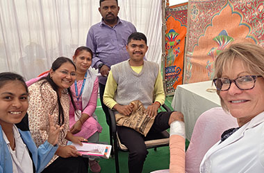 dr. kelly trip to india