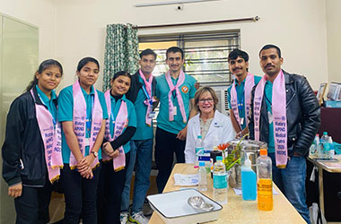 dr. kelly trip to india